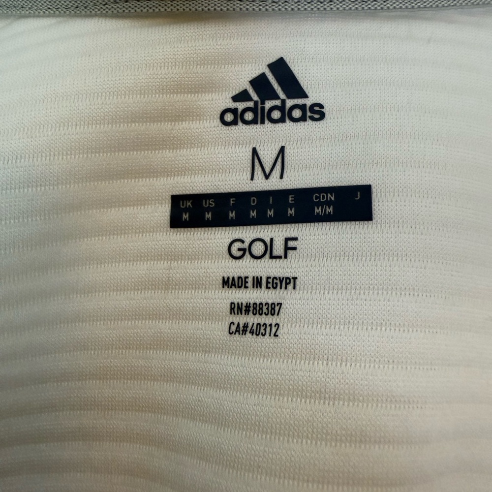 Adidas Textured Full Zip Golf Jacket NWOT - Picture 3 of 3